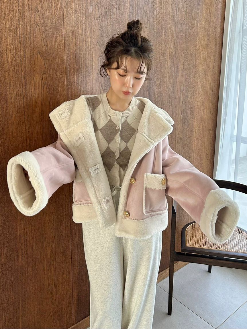 アーガイルニットアンサンブル snidel セール】アーガイルニットアンサンブル（ニット/セーター）｜SNIDEL