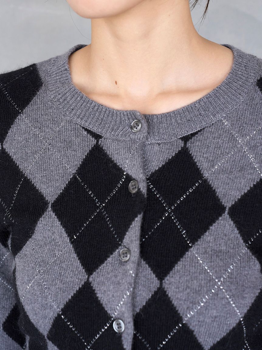 アーガイルニットアンサンブル(ニット)｜トップス｜SNIDEL(スナイデル