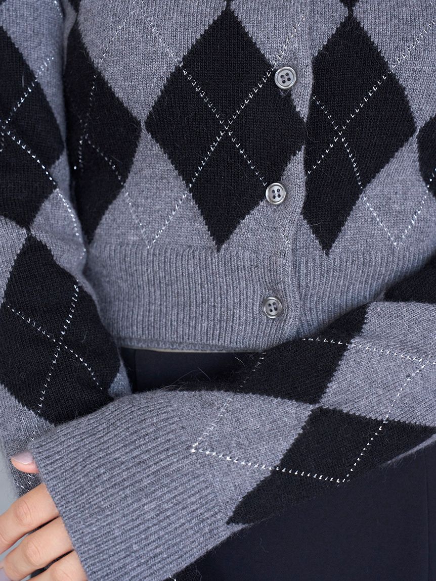 アーガイルニットアンサンブル(ニット)｜トップス｜SNIDEL(スナイデル