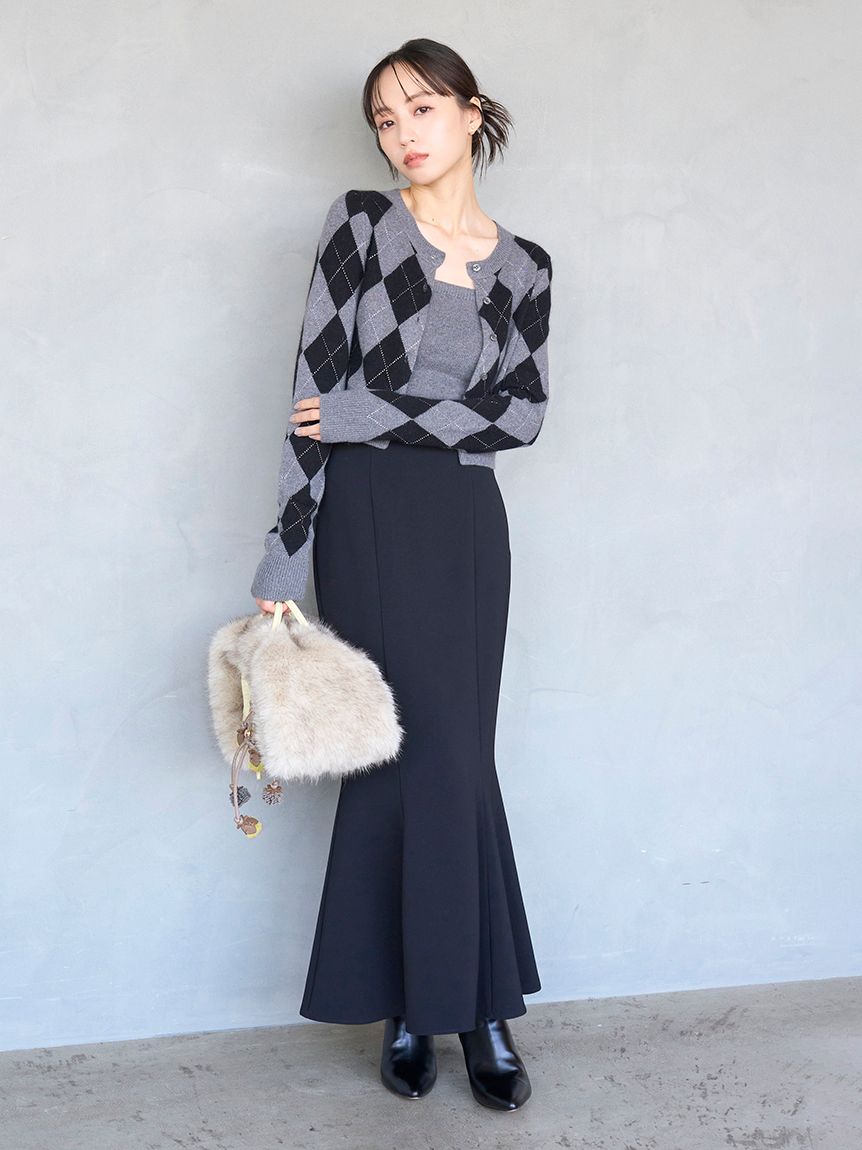 アーガイルニットアンサンブル(ニット)｜トップス｜SNIDEL(スナイデル