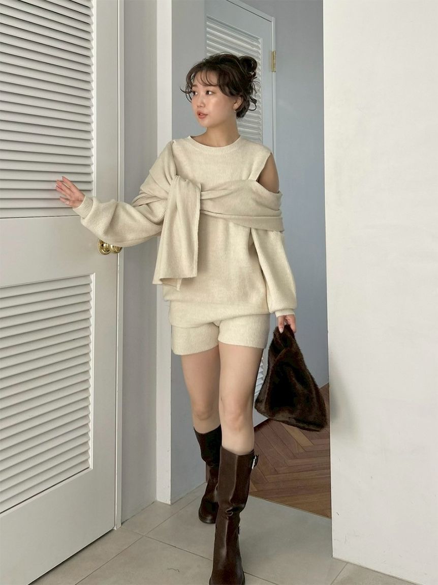 ディフォメーションニットプルオーバー(ニット)｜トップス｜SNIDEL