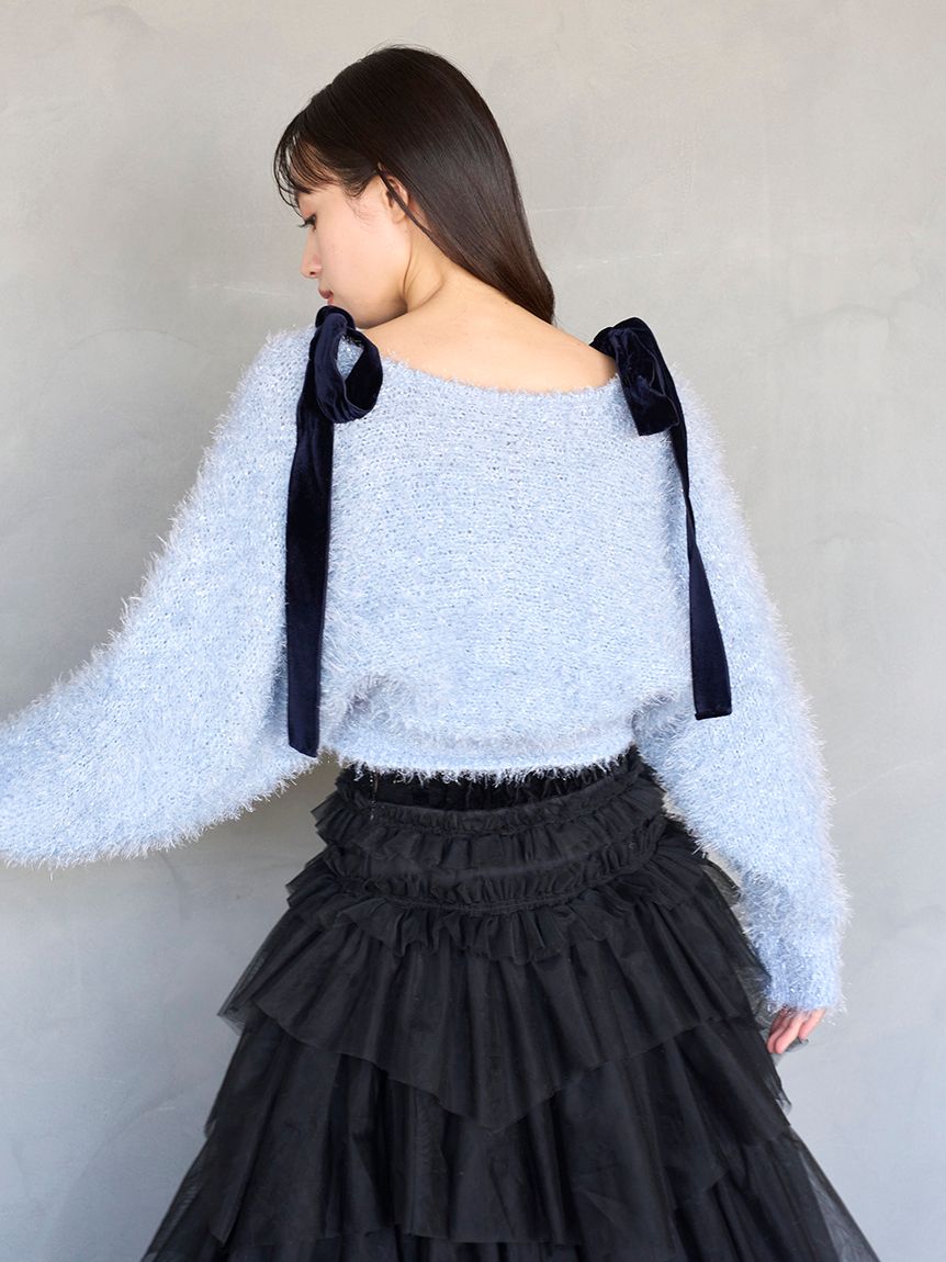 ラメニットアンサンブルプルオーバー【カンヘウォン着用】(ニット