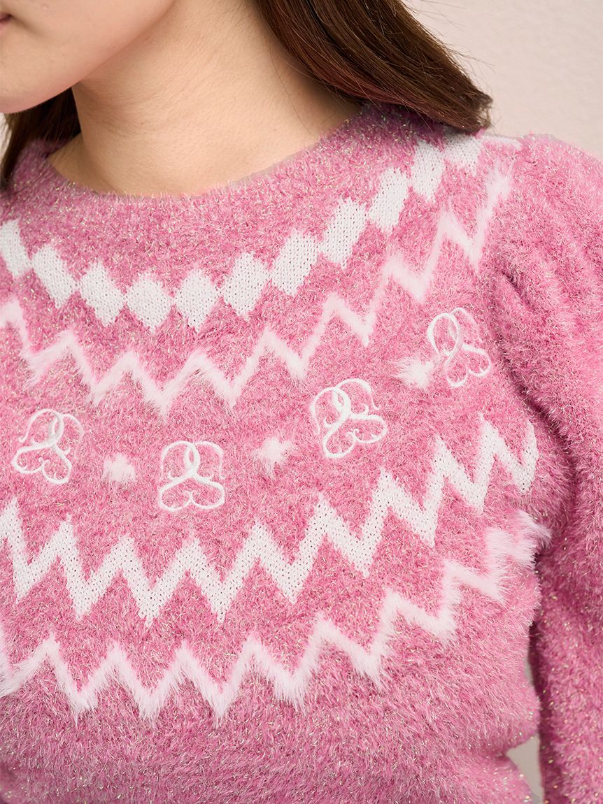 スナイデルホーム　モチーフニットプルオーバー　ニットロングパンツ　PINK ニットプルオーバー｜SNIDEL(スナイデル)の通販サイト【公式】