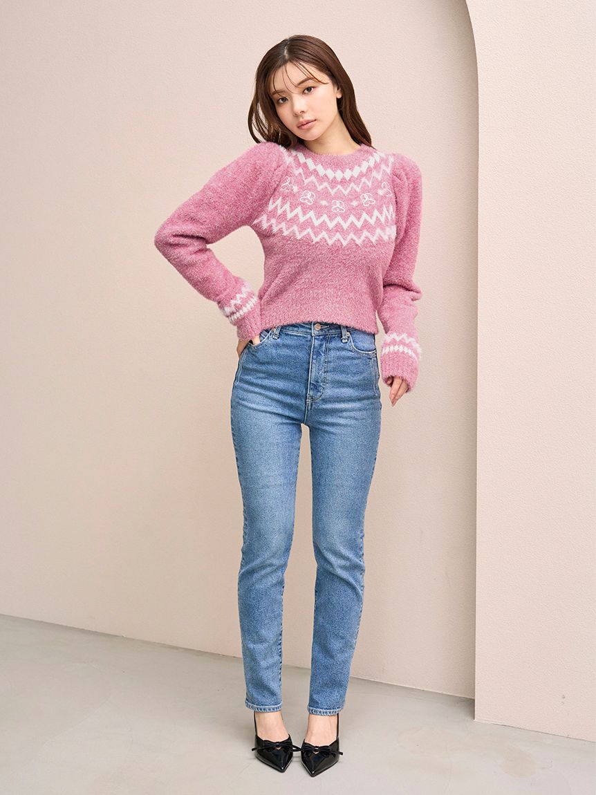 Sustainableノルディックニットプルオーバー(ニット)｜トップス