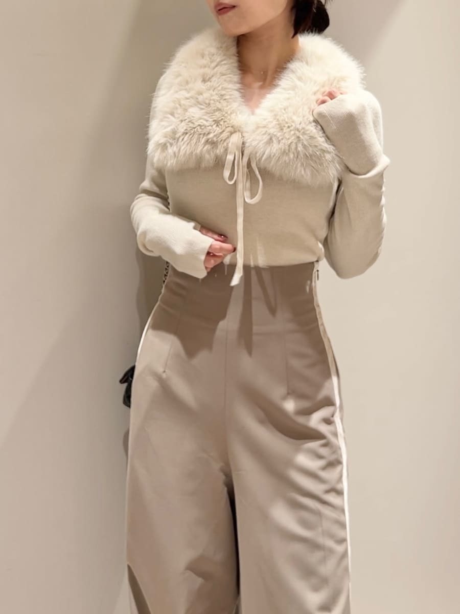 ティペットファーニット(ニット)｜トップス｜SNIDEL(スナイデル)の通販