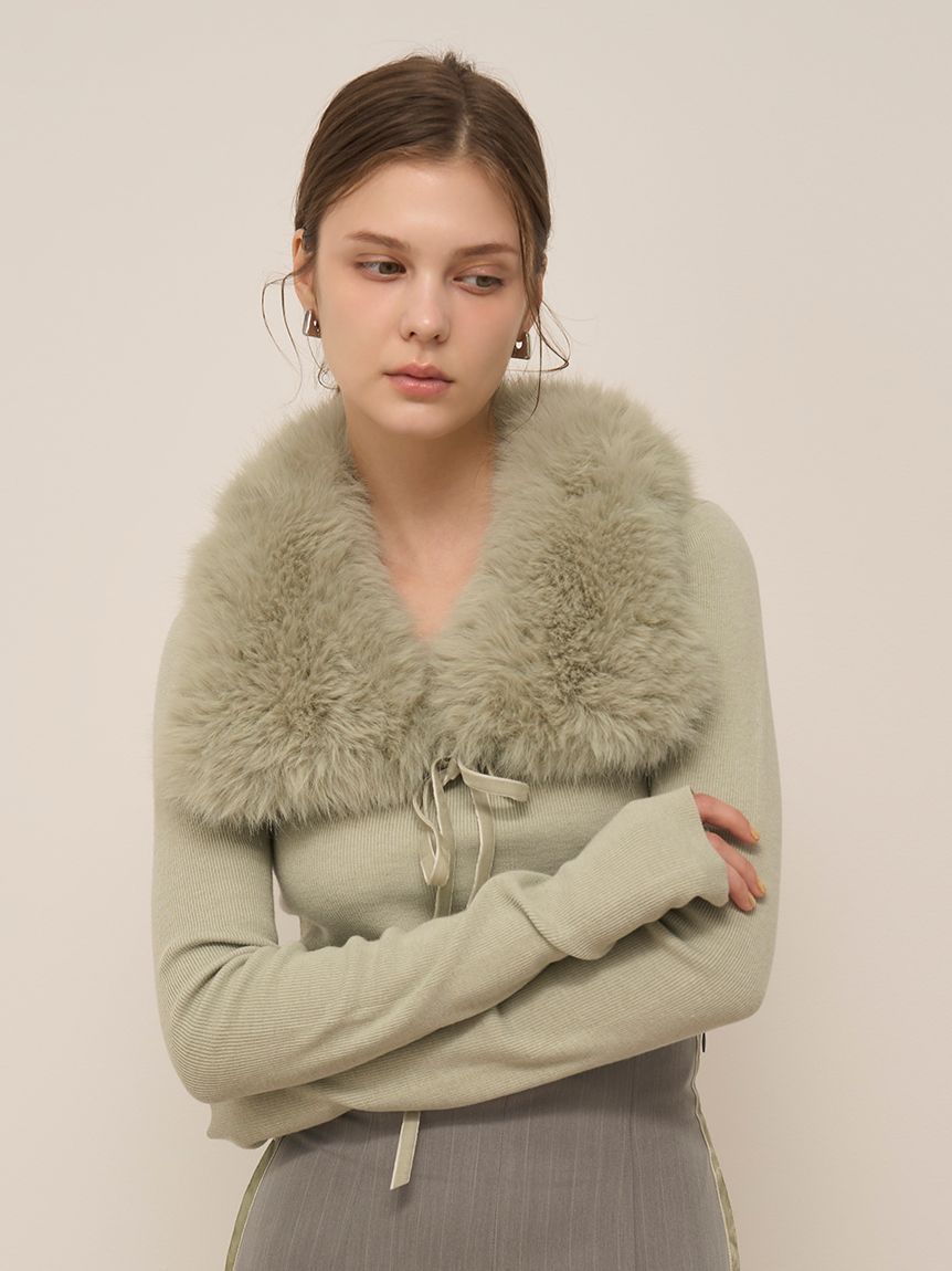 ティペットファーニット(ニット)｜トップス｜SNIDEL(スナイデル)の通販