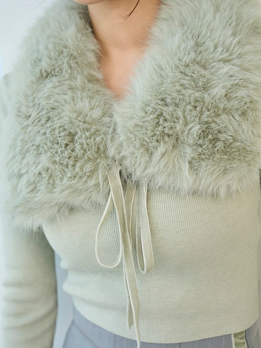 ティペットファーニット(ニット)｜トップス｜SNIDEL(スナイデル)の通販