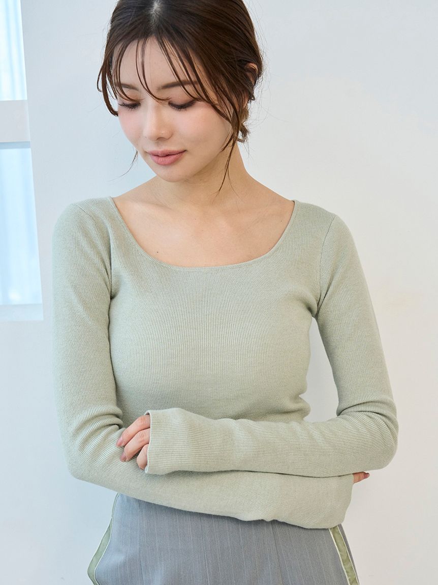 ティペットファーニット(ニット)｜トップス｜SNIDEL(スナイデル)の通販