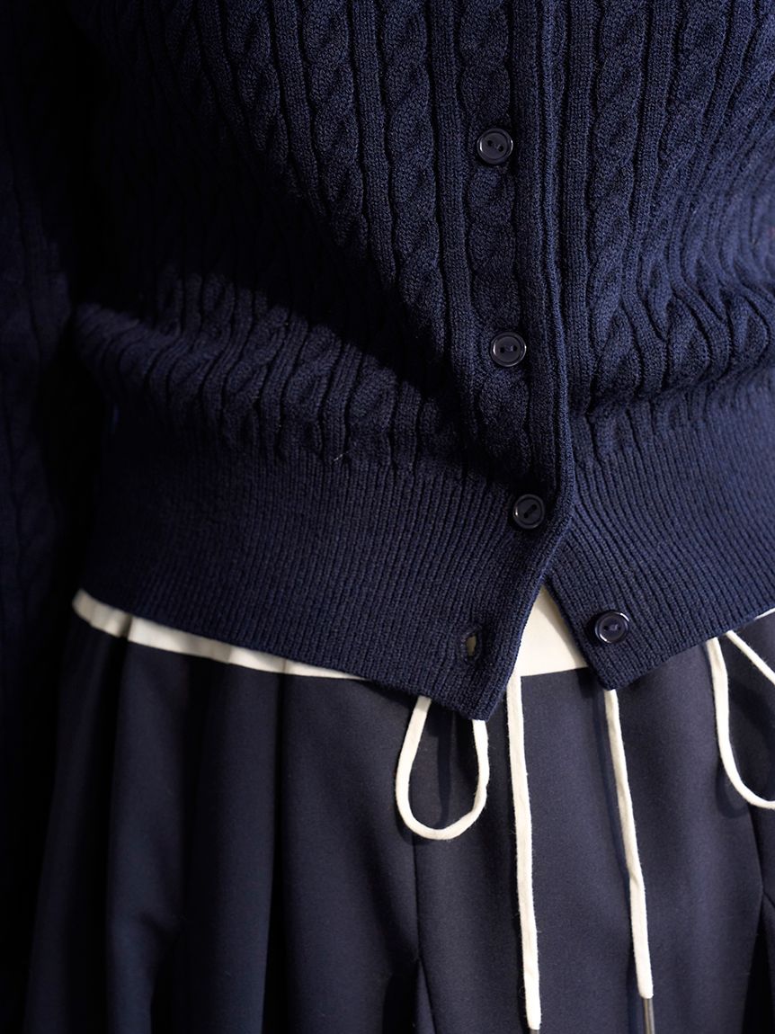 リボンベアニットカーディガン(カーディガン)｜トップス｜SNIDEL