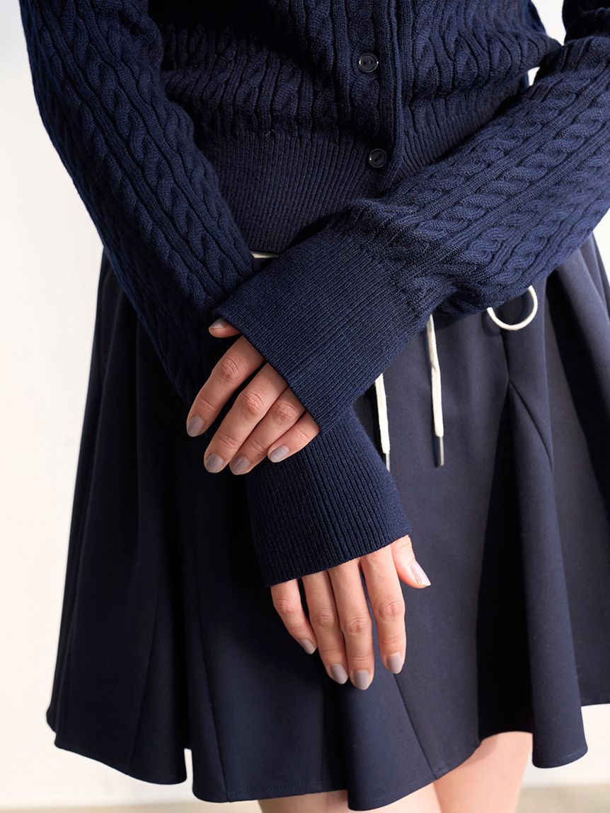 リボンベアニットカーディガン(カーディガン)｜トップス｜SNIDEL