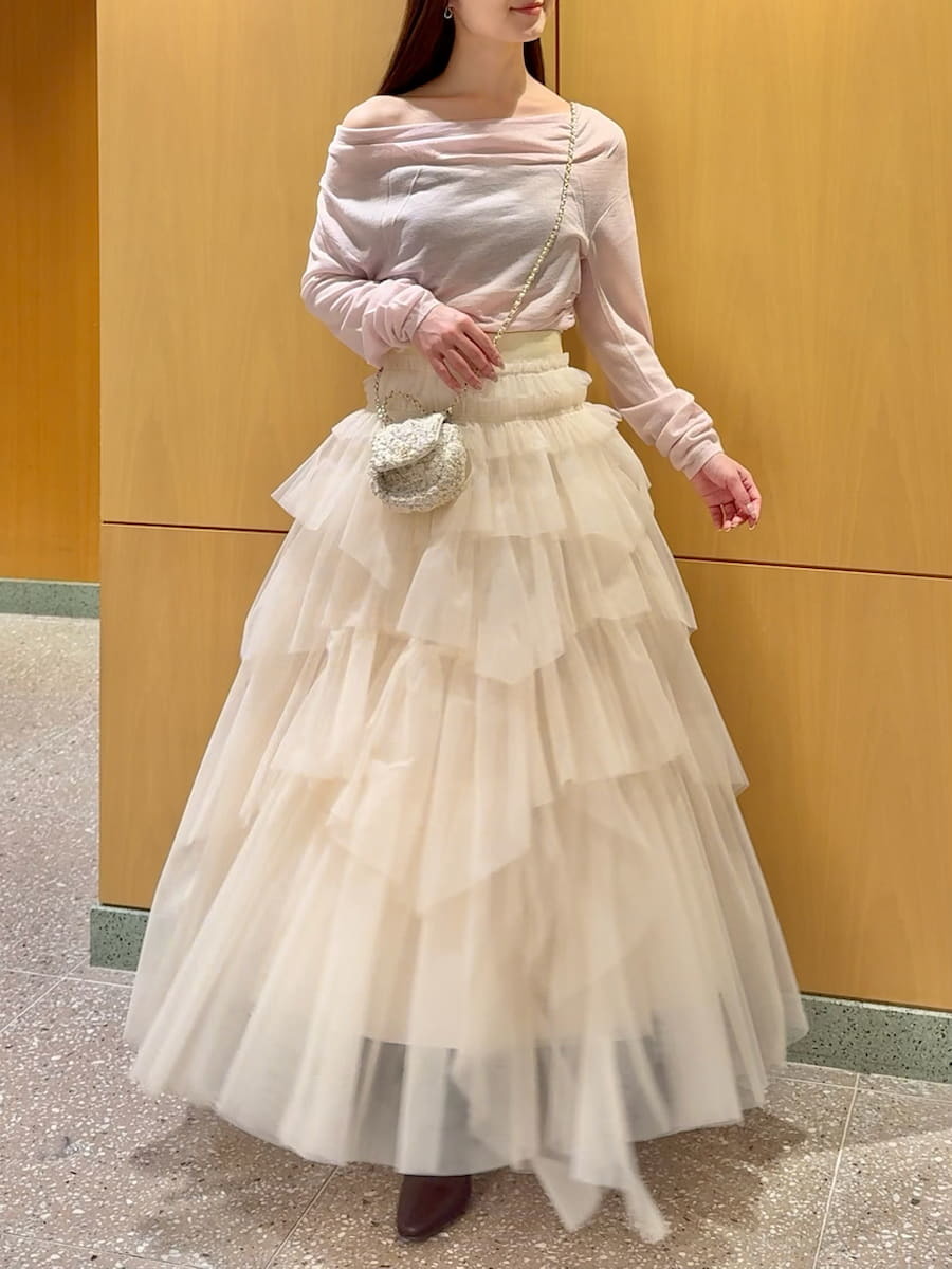 ドレープニットトップス(ニット)｜トップス｜SNIDEL(スナイデル)の通販