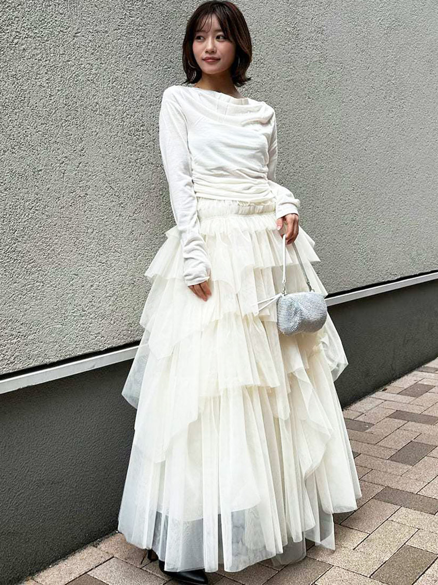 ドレープニットトップス(ニット)｜トップス｜SNIDEL(スナイデル)の通販