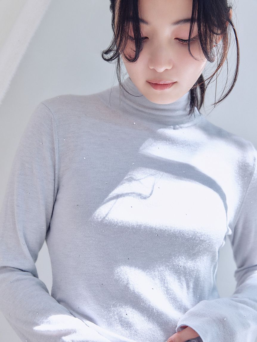 バックオープンニットプルオーバー(ニット)｜トップス｜SNIDEL