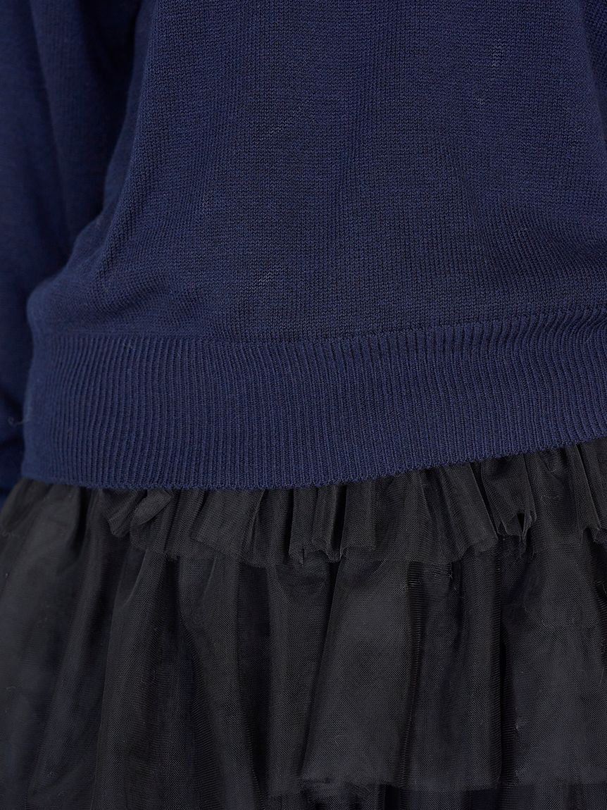 リボンベアスキッパーニットプルオーバー(ニット)｜トップス｜SNIDEL