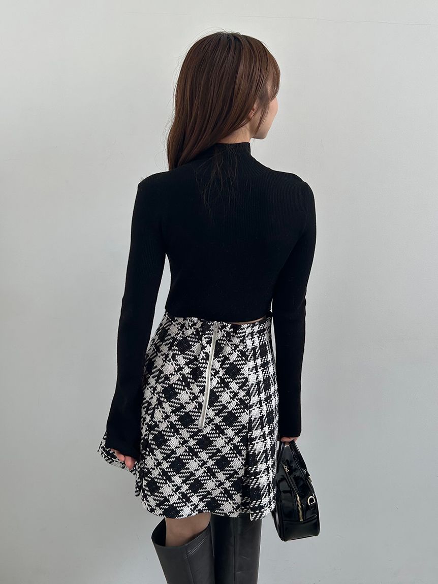 2wayクロップドハイネックプルオーバー(ニット)｜トップス｜SNIDEL