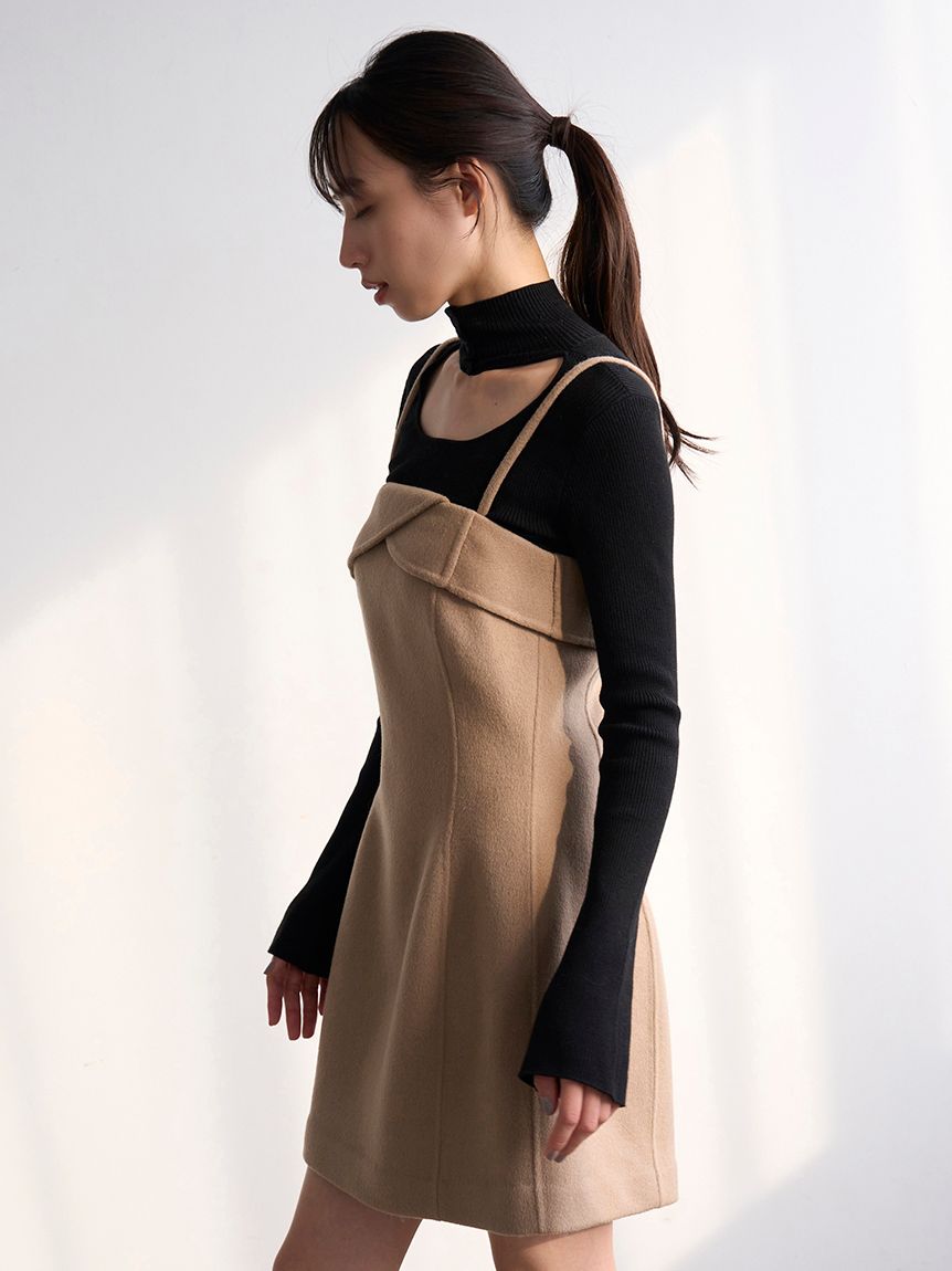 2wayクロップドハイネックプルオーバー(ニット)｜トップス｜SNIDEL