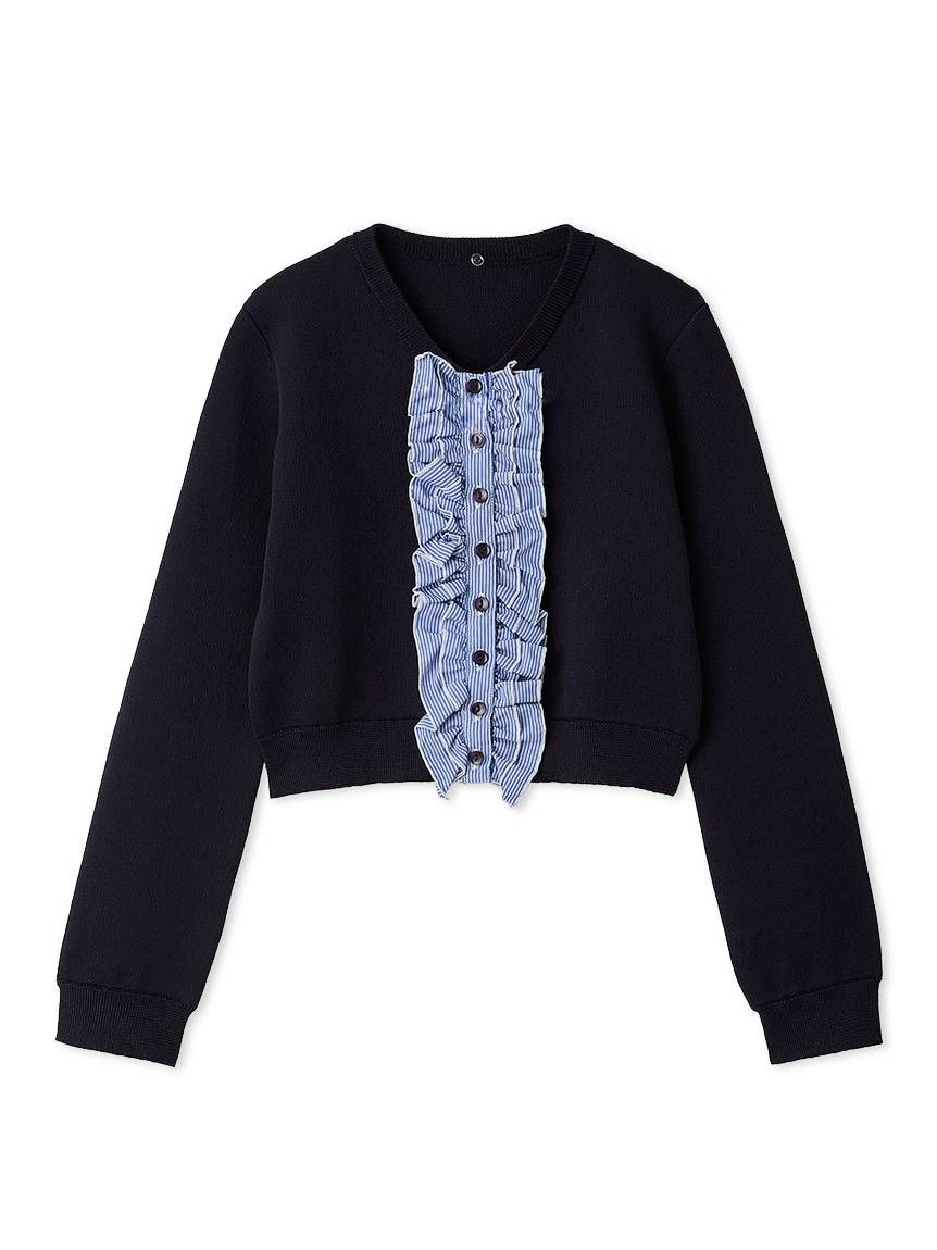 フリルニットカーディガン(カーディガン)｜トップス｜SNIDEL