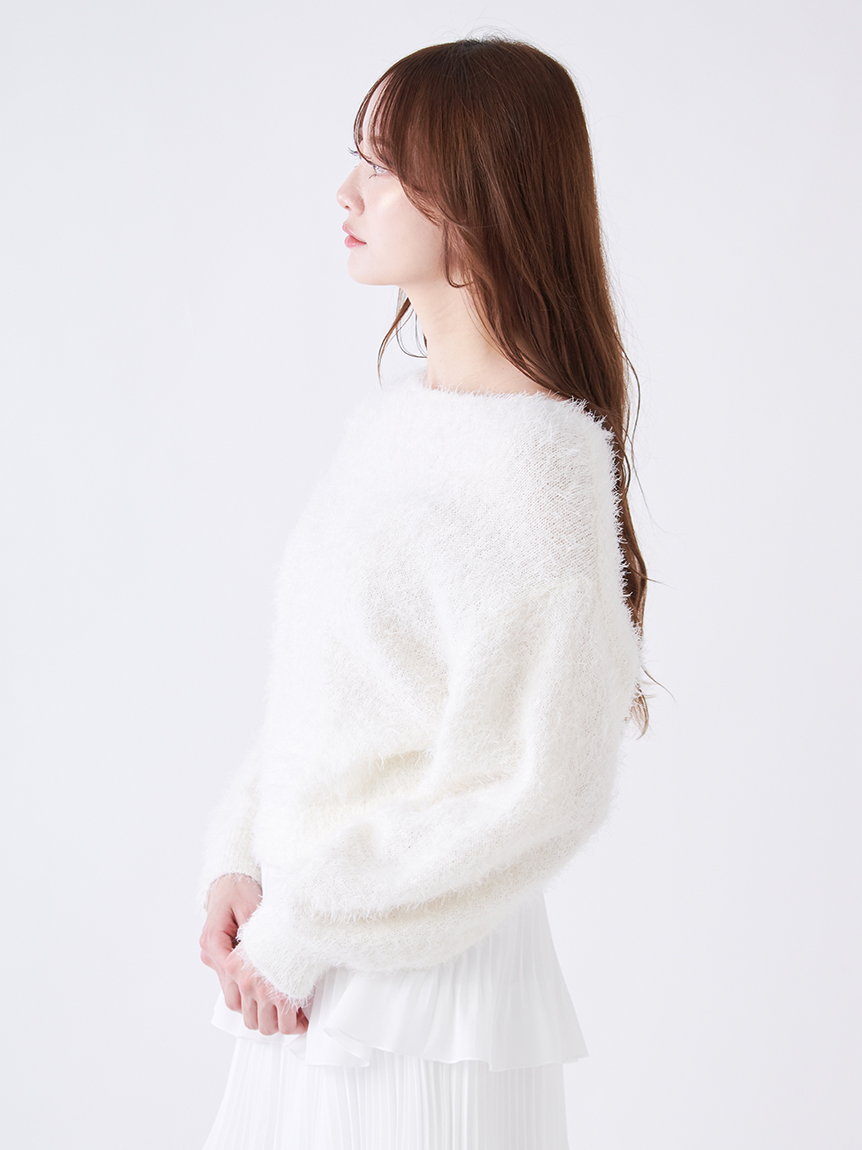 完売色♥️新作新品✨ SNIDEL ファーライクニットプルオーバー ファーライクニットプルオーバー(ニット)｜トップス｜SNIDEL