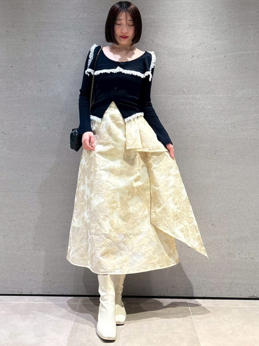 snidel ネイビーサイズ1 PRE SALE30%OFF】SNIDEL スナイデル タックキャミワンピース