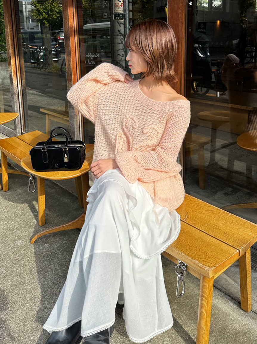 ロゴローゲージニットプルオーバー(ニット)｜トップス｜SNIDEL