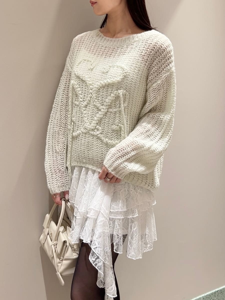 ロゴローゲージニットプルオーバー(ニット)｜トップス｜SNIDEL