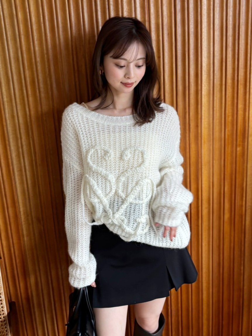 ロゴローゲージニットプルオーバー(ニット)｜トップス｜SNIDEL