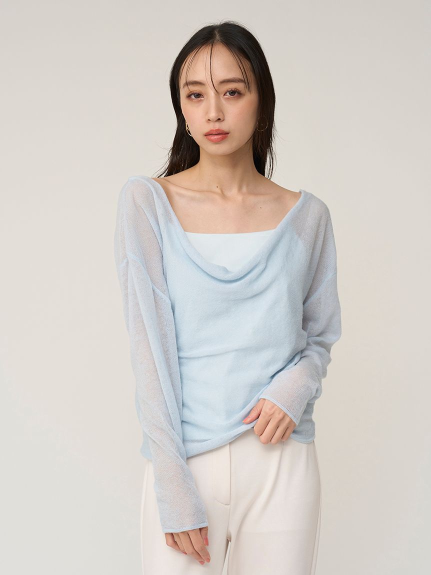 2WAYベビーアルパカニットプルオーバー(ニット)｜トップス｜SNIDEL