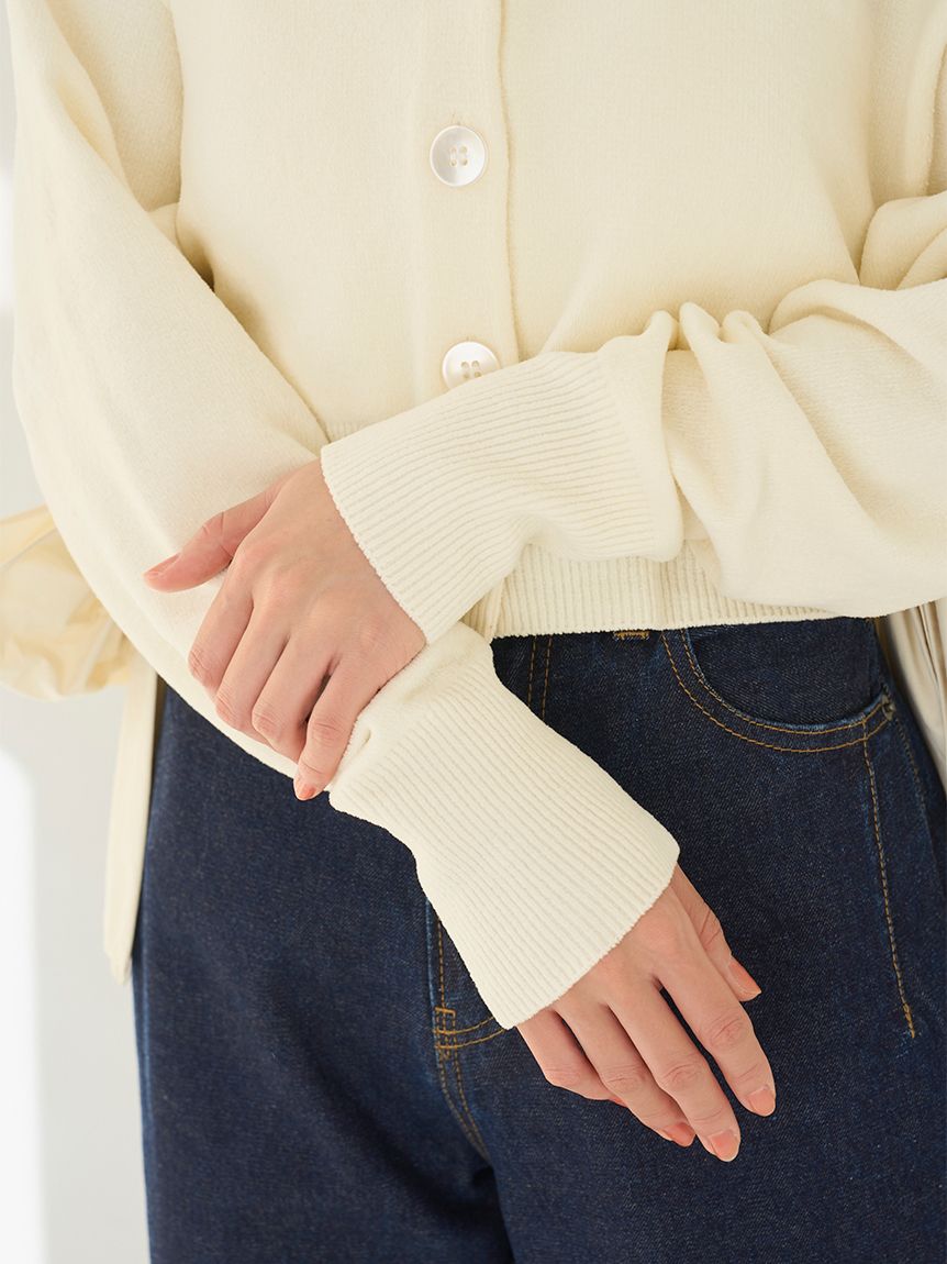 リボンドッキングカーディガン(カーディガン)｜トップス｜SNIDEL