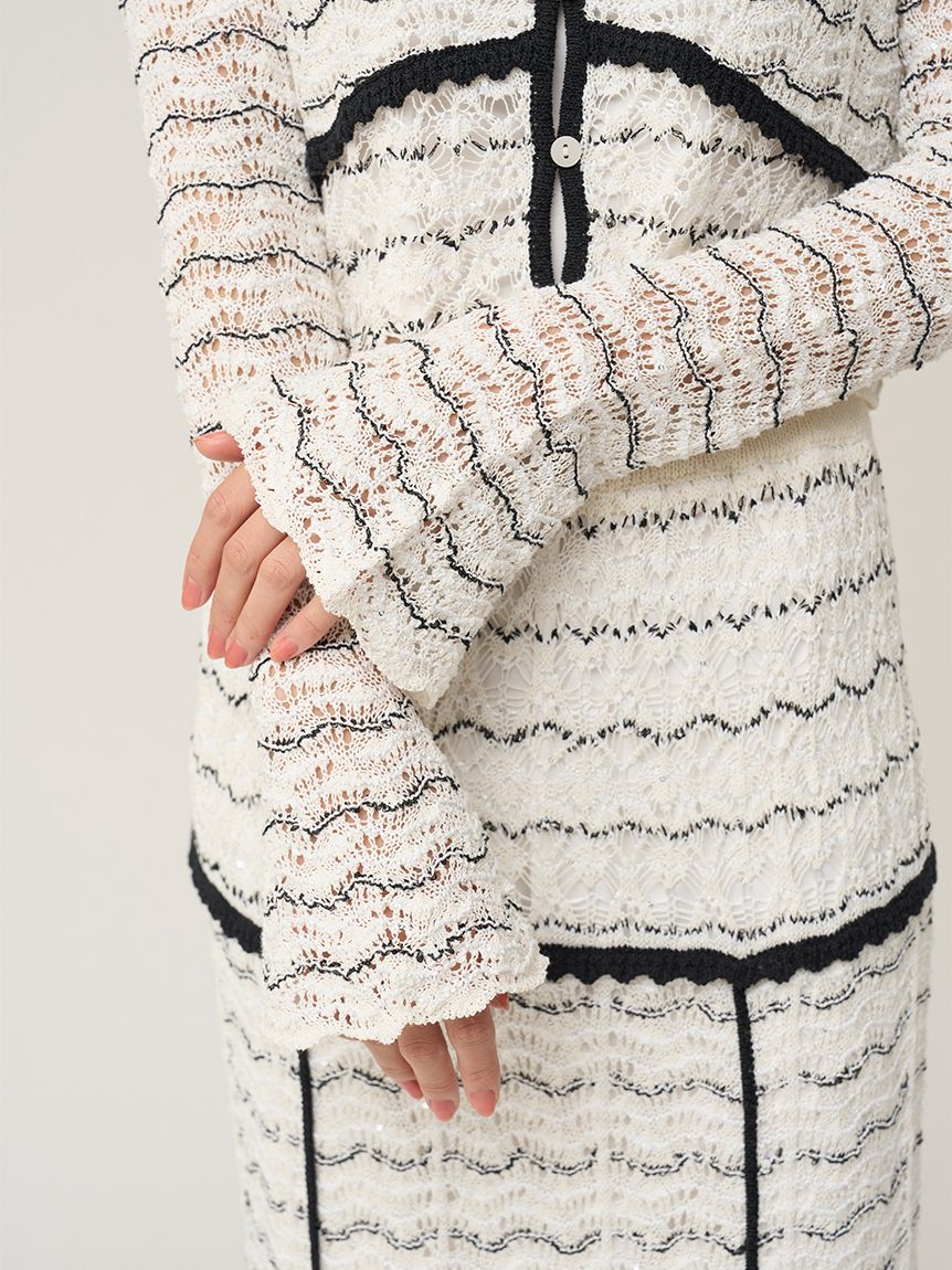 クロシェニットトップス(ニット)｜トップス｜SNIDEL(スナイデル)の通販