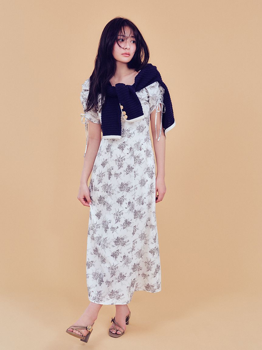 snidel クロシェライクニットジャケット ボーダー Freeサイズ クロシェライクニットジャケット(カーディガン)｜トップス｜SNIDEL
