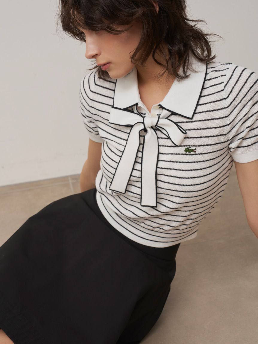 LACOSTE/ボウタイポロニットプルオーバー(ニット)｜トップス｜SNIDEL