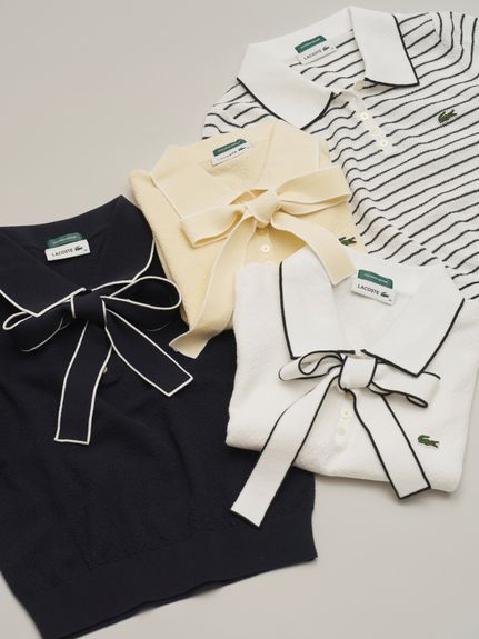 LACOSTE/ボウタイポロニットプルオーバー(ニット)｜トップス｜SNIDEL