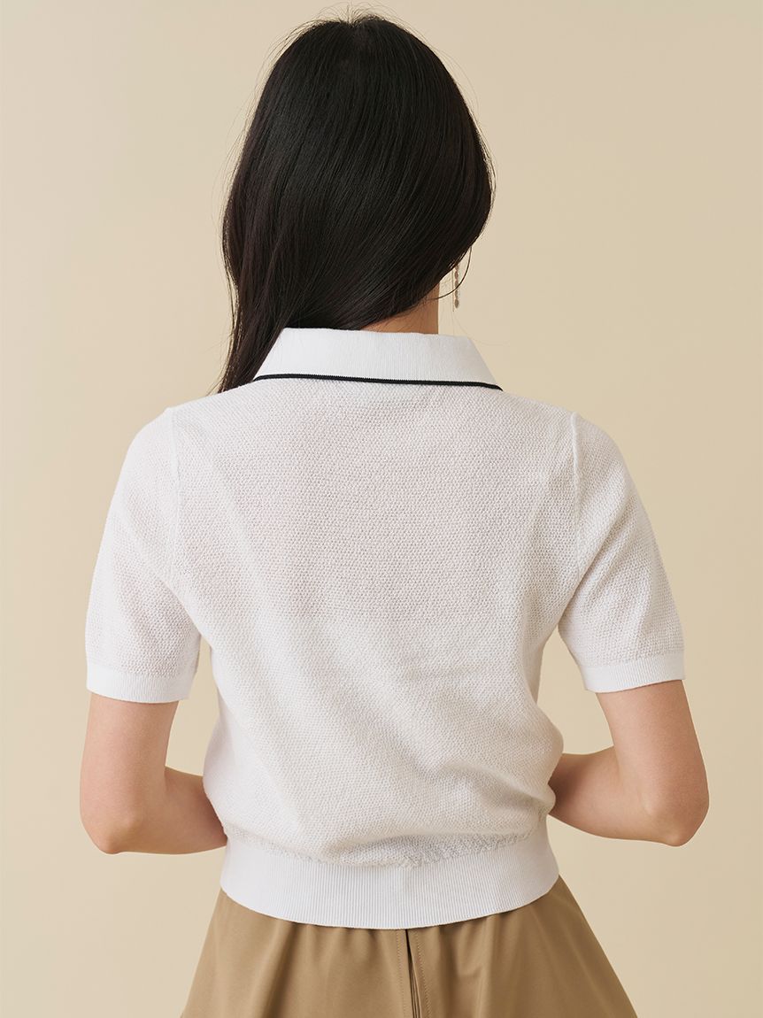 LACOSTE/ボウタイポロニットプルオーバー(ニット)｜トップス｜SNIDEL