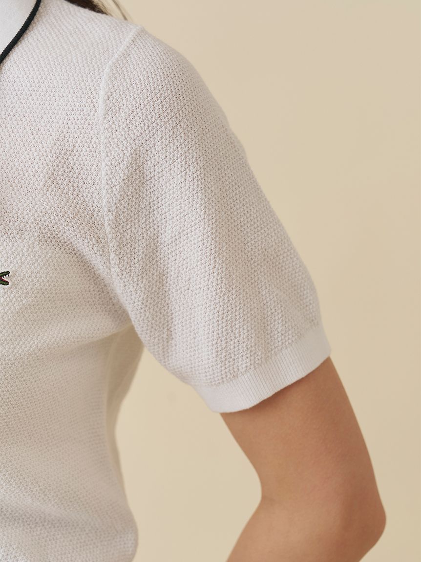 LACOSTE/ボウタイポロニットプルオーバー(ニット)｜トップス｜SNIDEL