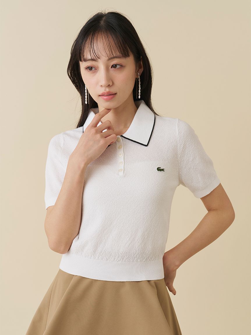 LACOSTE/ボウタイポロニットプルオーバー(ニット)｜トップス｜SNIDEL