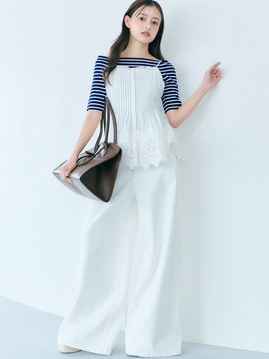 シンプルオフショルニットプルオーバー(ニット)｜トップス｜SNIDEL