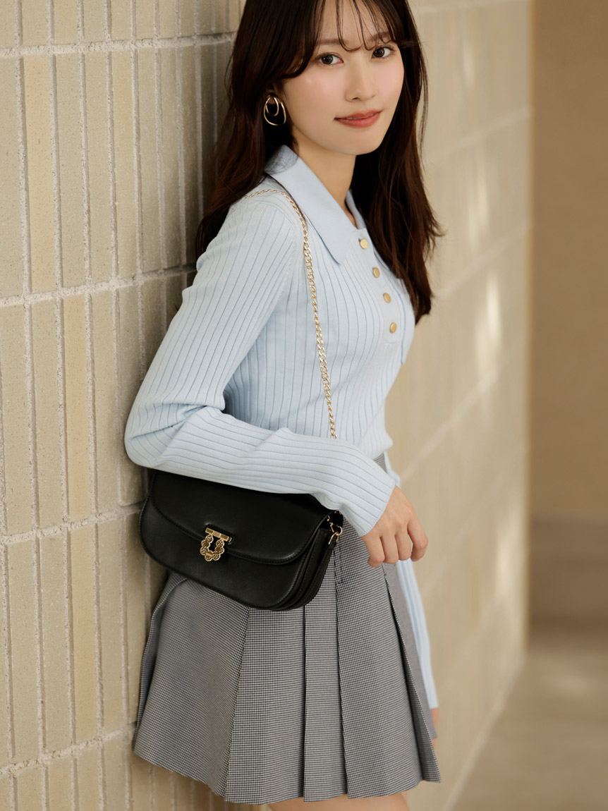 ポロニットプルオーバー(ポロシャツ)｜トップス｜SNIDEL(スナイデル)の