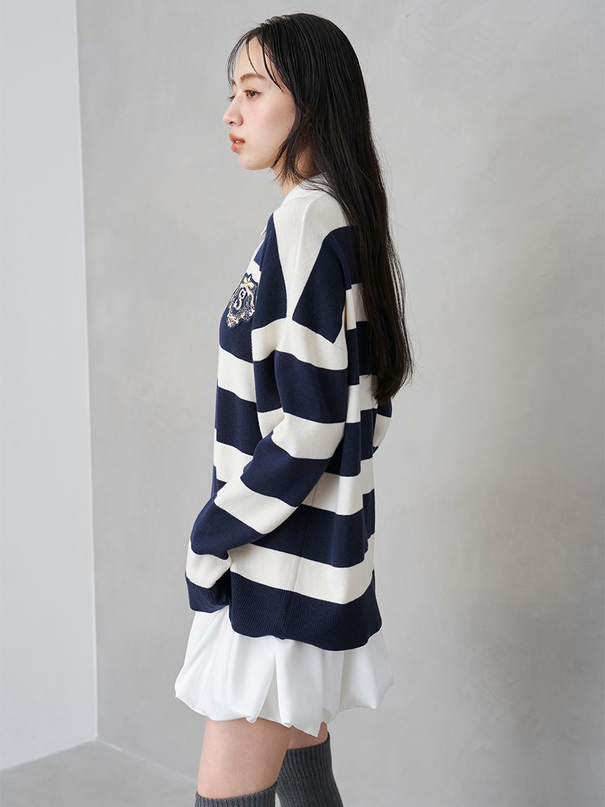 ラガーポロニットプルオーバー(ポロシャツ)｜トップス｜SNIDEL